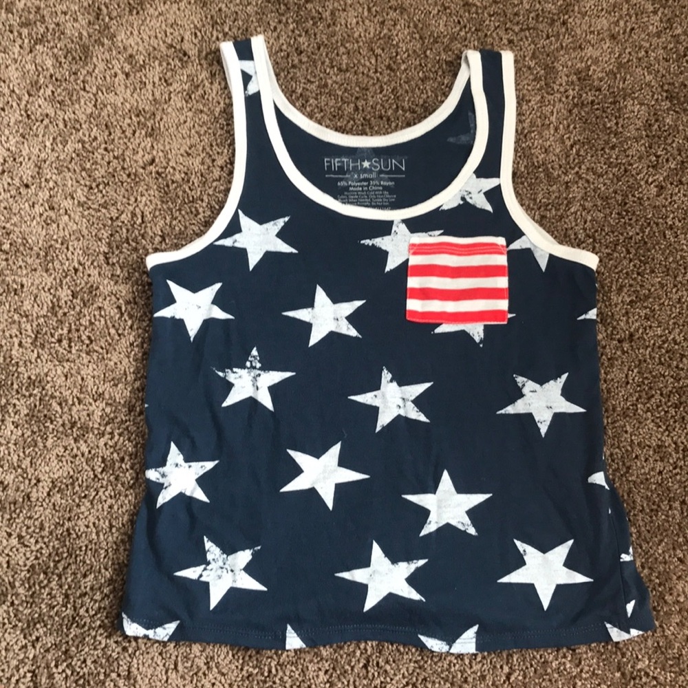 Star tank top!! Size extra small